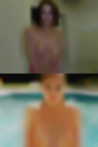 B prepared naked woman for a workout.