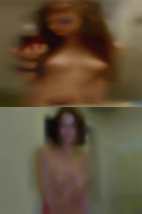 Active and naked handsome girls of man.