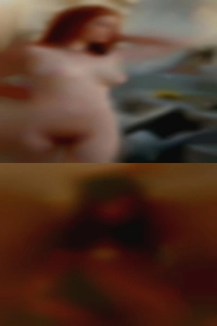 Adult naked swinger couple pussy eats horny woman.